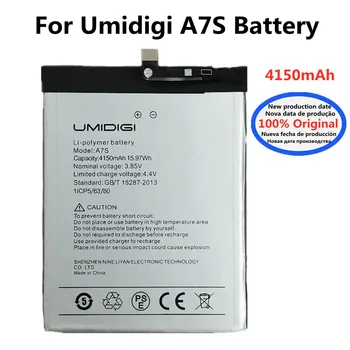 Высококачественный оригинальный аккумулятор UMI для телефона Umidigi A7S A7 S Аккумулятор емкостью 4150 мАч Bateria + Номер для отслеживания