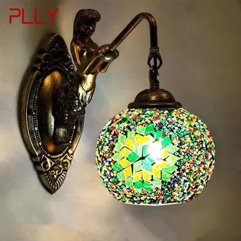 Современный настенный светильник в виде Русалки, персонализированный и креативный светильник для украшения гостиной, спальни, прихожей, бара