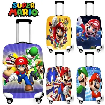 Супер Марио Утолщает багажную крышку 18-32-дюймового чехла, чехлы для чемоданов, Багажная Тележка, Пылезащитный чехол, Дорожные Аксессуары